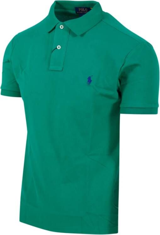 Ralph Lauren Stijlvolle Groene Polo Shirt voor Heren Groen Heren