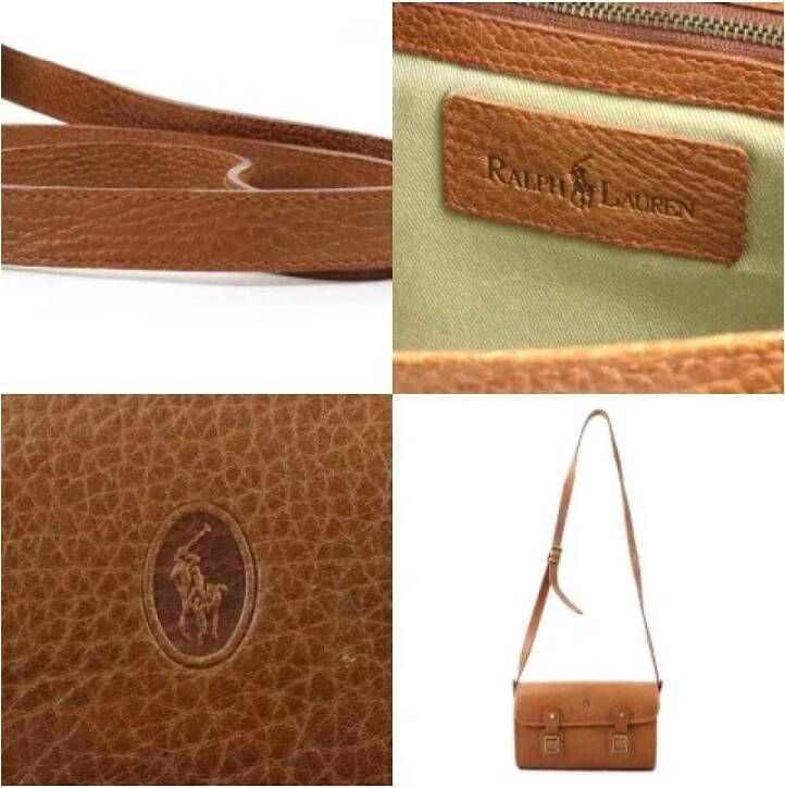 Ralph Lauren Pre-owned Leather handbags Brown Dames