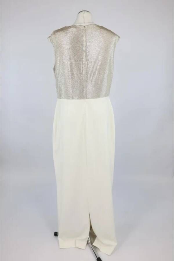 Ralph Lauren Pre-owned Polyester dresses White Dames