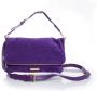Ralph Lauren Pre-owned Suede shoulder-bags Purple Dames - Thumbnail 1