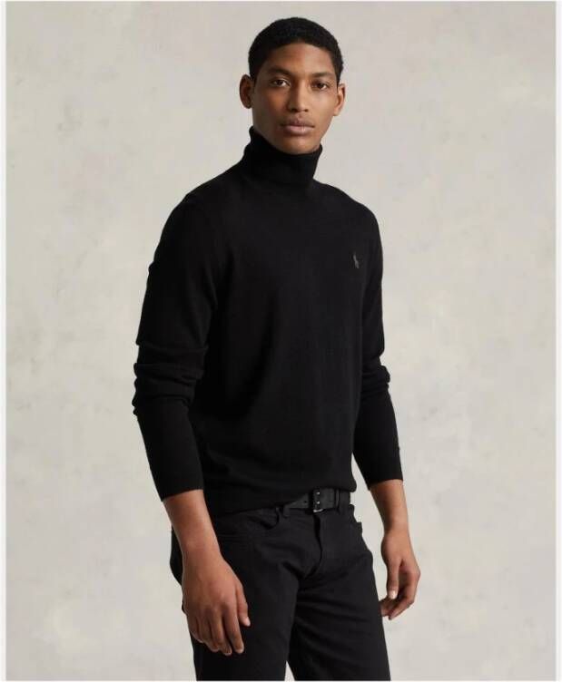 Ralph Lauren Rolhals Trui Zwart Heren