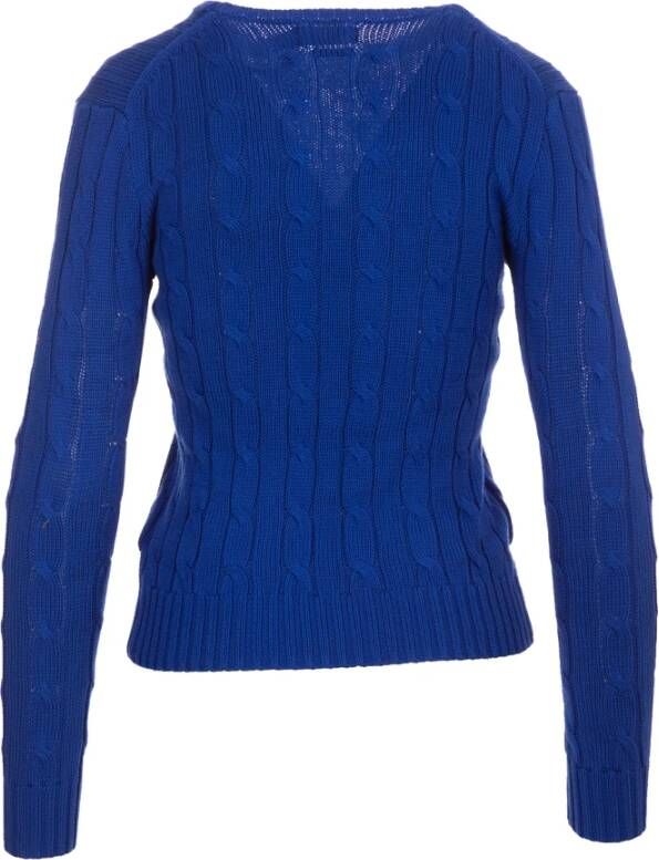Ralph Lauren Round-neck Knitwear Blauw Dames
