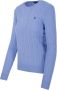 Polo Ralph Lauren Lichtblauwe Julianna Lange Mouw Pullover Trui Blue Dames - Thumbnail 4