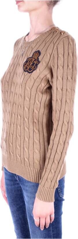 Ralph Lauren Round-neck Knitwear Bruin Dames
