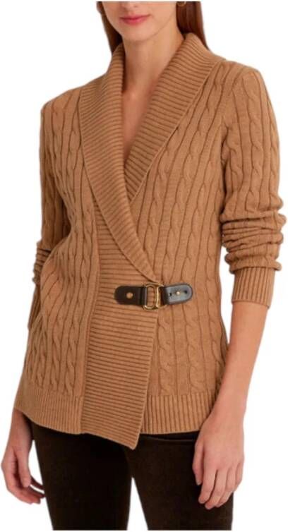 Ralph Lauren Stijlvolle Cardigan voor Heren Bruin Dames