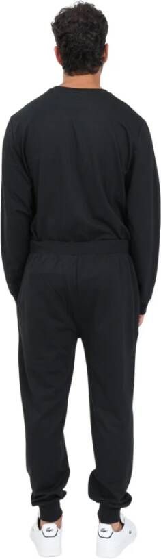 Ralph Lauren Zwarte sweatpants met logo print Zwart Heren