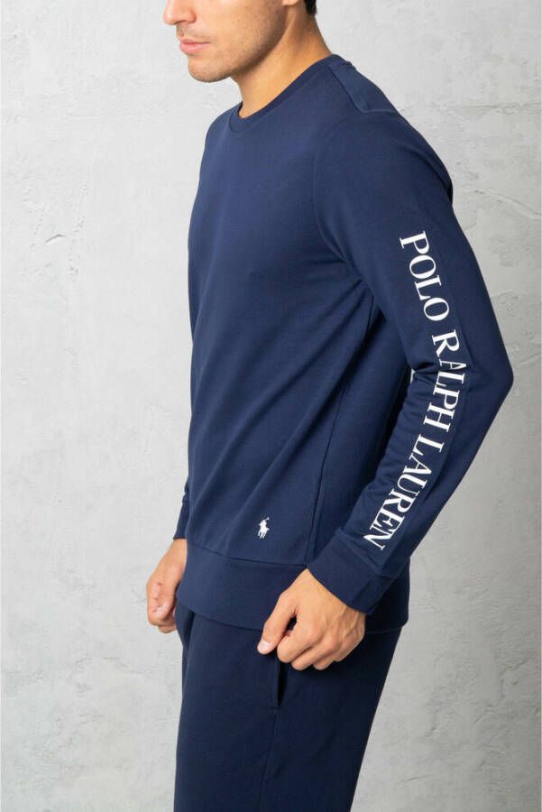 Ralph Lauren Trainingsshirt Comfortabel en Stijlvol Blauw Heren
