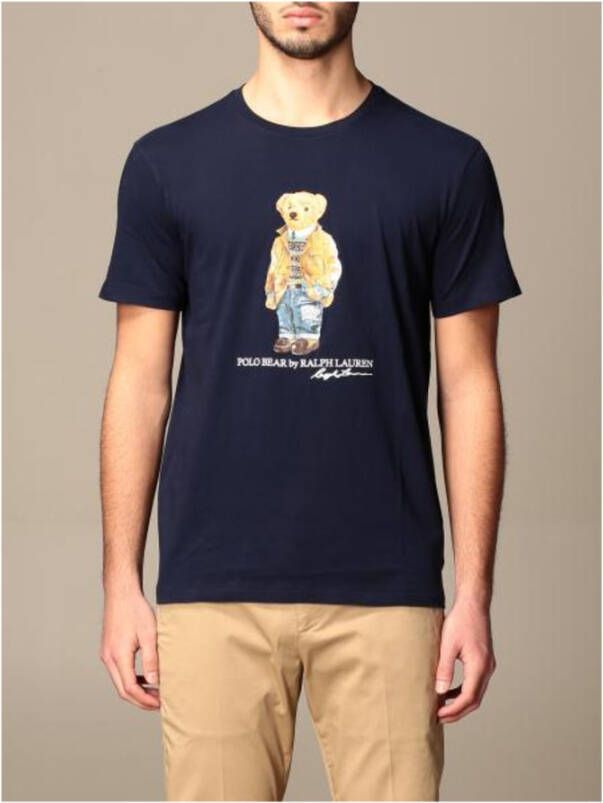 Ralph Lauren Stijlvolle heren T-shirt collectie Blauw Heren