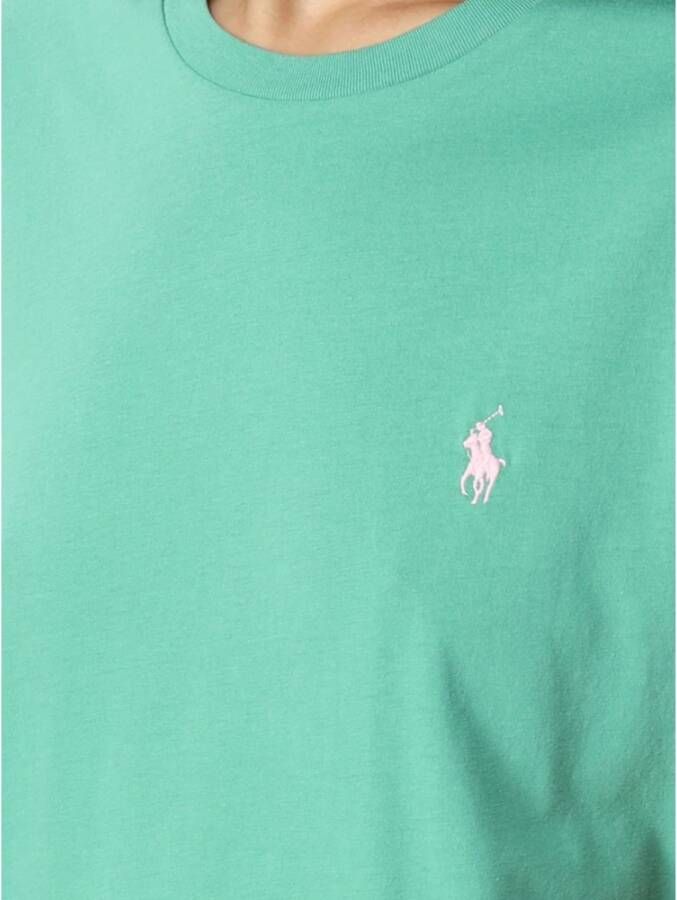 Ralph Lauren Stijlvolle Groene Jersey T-Shirt voor Vrouwen Groen Dames