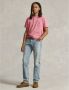 POLO Ralph Lauren regular fit T-shirt met linnen desert rose - Thumbnail 5