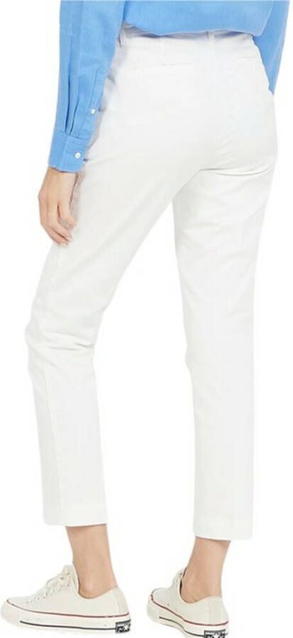 Ralph Lauren Slim-Fit Broek Wit Dames