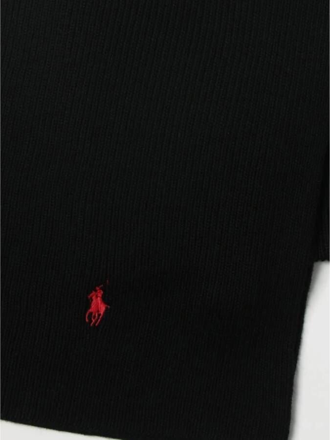Ralph Lauren Wollen Sjaal Zwart Heren