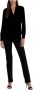 Ralph Lauren Zwarte Gekruiste Fluwelen Overhemd Zwart Dames - Thumbnail 2