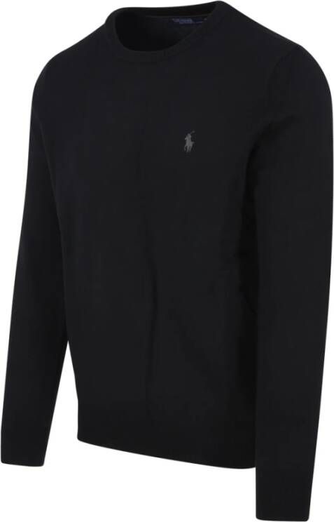 Ralph Lauren Zwarte longsleeve trui Zwart Heren