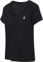 Ralph Lauren Zwarte Polo Korte Mouw T-Shirt Zwart Dames - Thumbnail 2