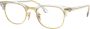 Ray-Ban Transparante Plastic Frame Bril Beige Dames - Thumbnail 2