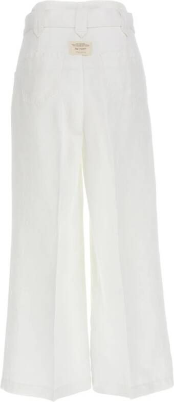 Re-Hash Brede broek Wit Dames