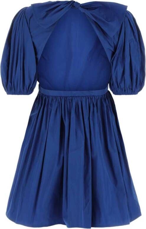 RED Valentino Blauwe polyester mini -jurk Blauw Dames