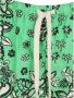 RED Valentino Speelse Bandana Print Shorts Green Dames - Thumbnail 4