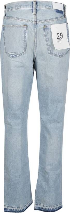 Re Done Straight Jeans Blauw Dames