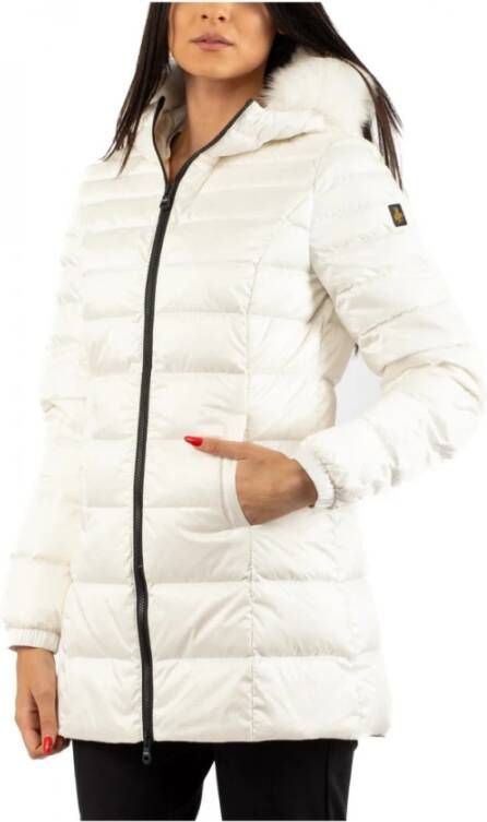 RefrigiWear Lange Mead Bontjas White Dames