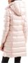 RefrigiWear Winter Lange Gewatteerde Jas met Afneembare Capuchon Pink Dames - Thumbnail 2