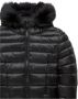 RefrigiWear Gewatteerde donsjas met bont capuchon Black Dames - Thumbnail 2