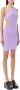 Reina Olga Lilac stretch nylon ele mini -jurk Purple Dames - Thumbnail 2