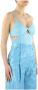 Remain Birger Christensen Blauwe Cut-Out Lingerie Style Body Blue Dames - Thumbnail 2
