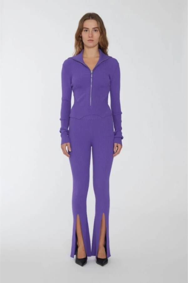 Remain Birger Christensen Brede broek Paars Dames
