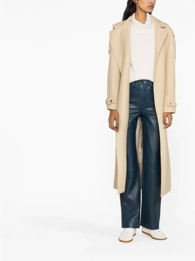 Remain Birger Christensen Rechte broek Blauw Dames