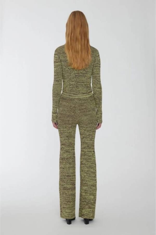 Remain Birger Christensen Rechte broek Groen Dames