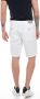 Replay Witte Slim Fit Katoenen Shorts White Heren - Thumbnail 4