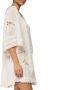 Replay Geplooide jurk met kanten borduurwerk White Dames - Thumbnail 2
