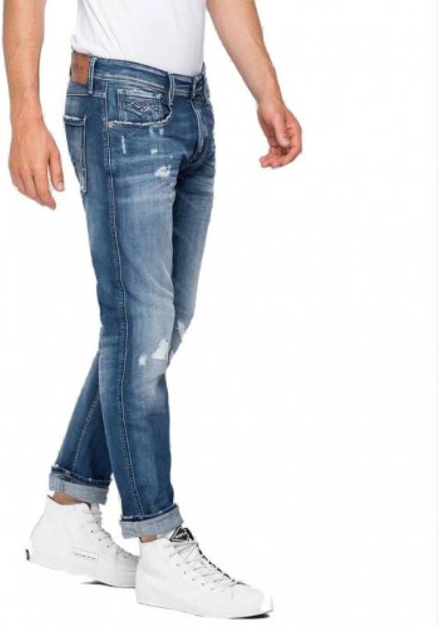 Replay Jeans Blauw Heren