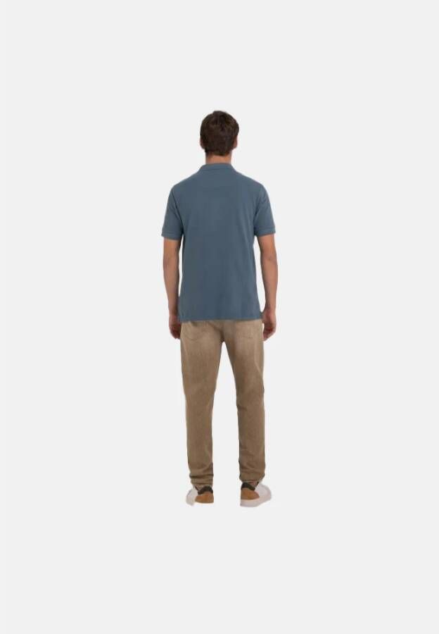 Replay Polo Shirts Blauw Heren