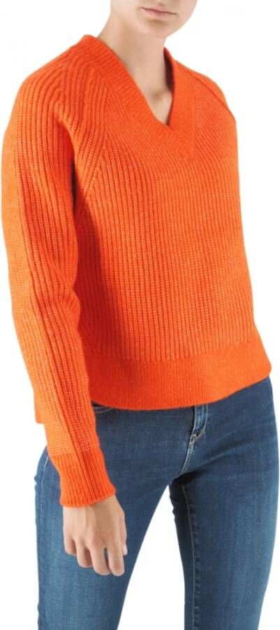 Replay Regular Fit Spicy Orange Shirt Oranje Dames