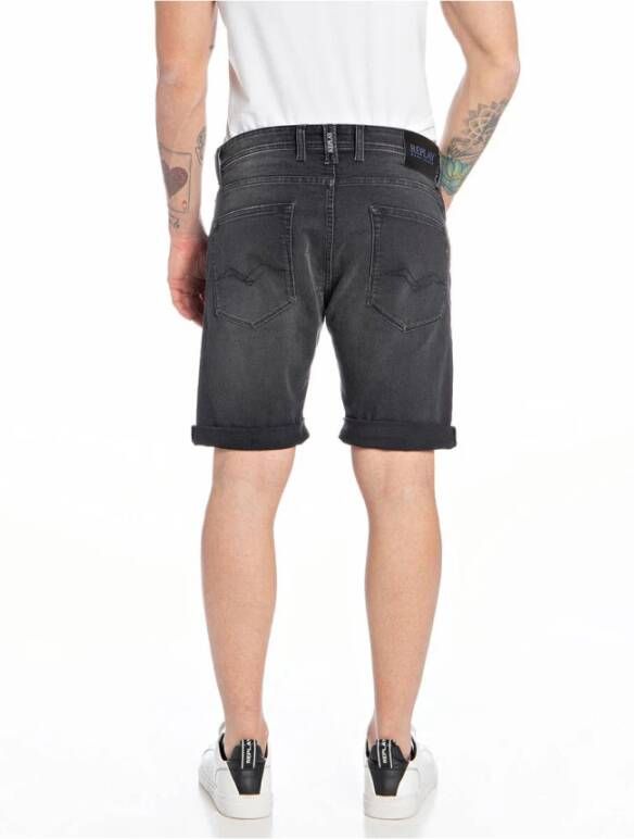 Replay Short Blauw Heren