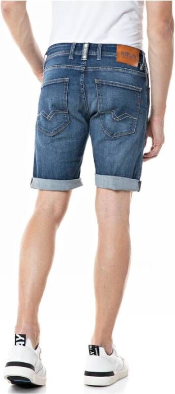 Replay Short Blauw Heren