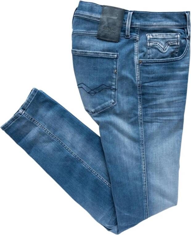 Replay Skinny jeans Blauw Heren