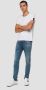 REPLAY slim fit jeans ANBASS hyperflex medium blue - Thumbnail 7