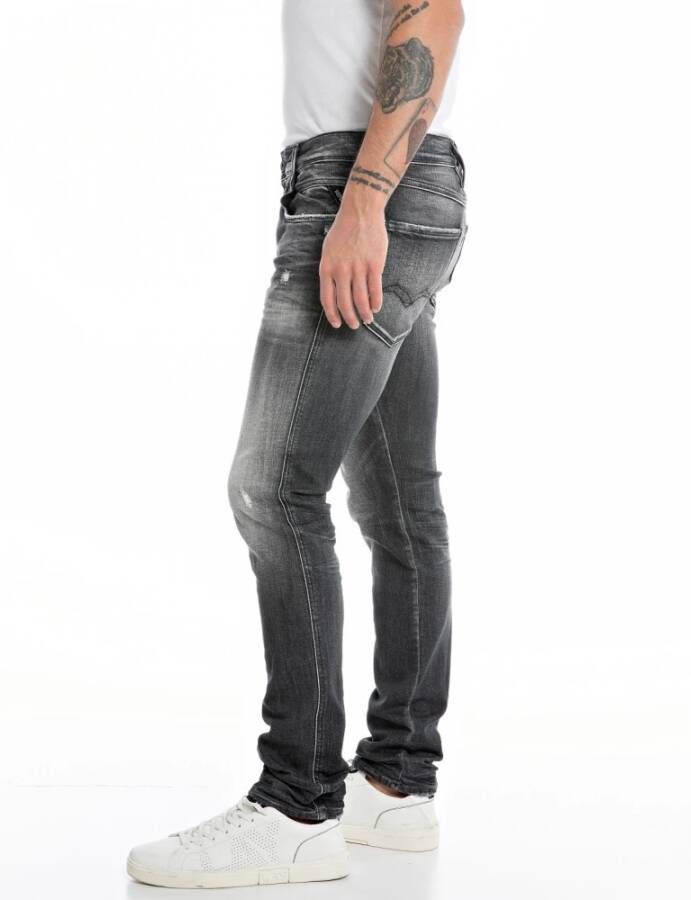 Replay Slim-fit Jeans Grijs Heren