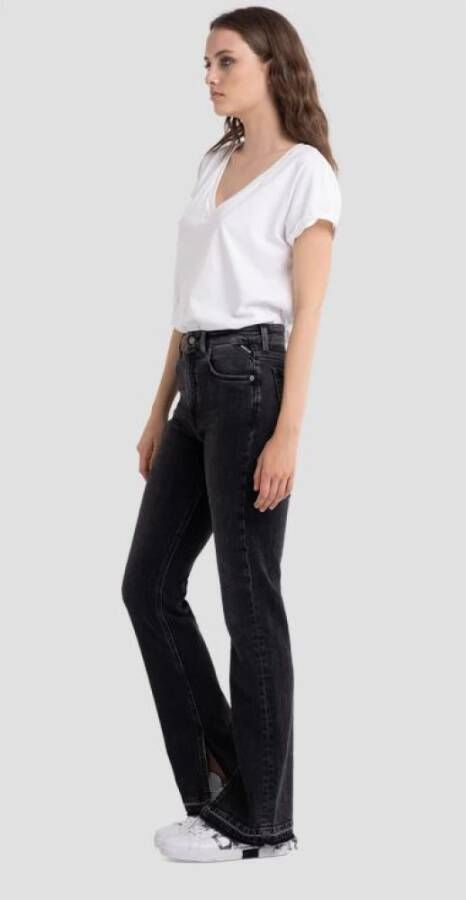 Replay Slim-fit Jeans Zwart Dames
