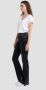 Replay Slim flared fit jeans met stretch model 'Sharlin' - Thumbnail 4