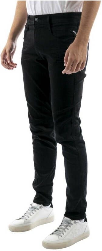 Replay Slim-fit Trousers Zwart Heren