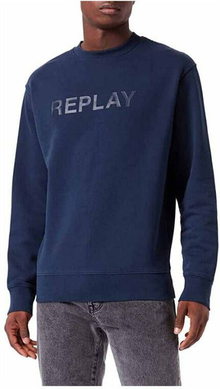 Replay Sweatshirts Blauw Heren