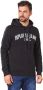 Replay Black Band Hoodie Black Heren - Thumbnail 2