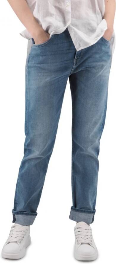 Replay Trousers Blauw Dames