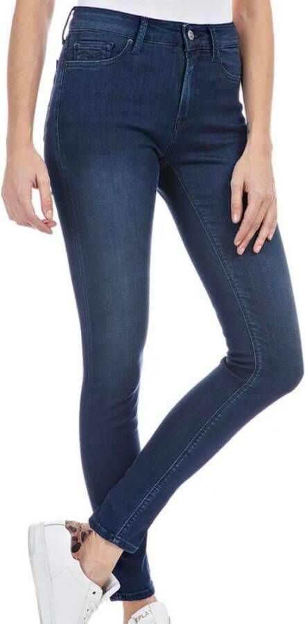 Replay Trousers Blauw Dames