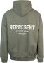 Represent Knitwear Owners Club Hoodie Mh4004 07 Green Heren - Thumbnail 1